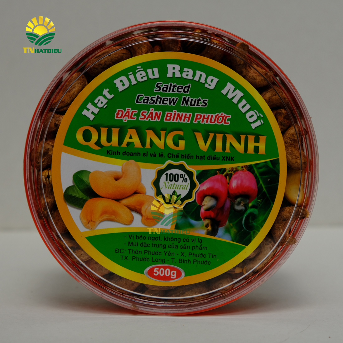 Hạt Điều Rang Muối C Việt 2 Hộp 500g ( 1 Kg )